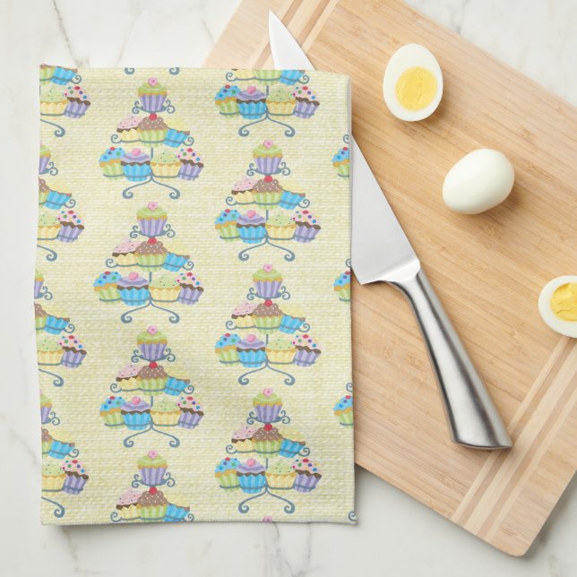 Sweets & Treats Bakery - Personalised Tea Towel (Quarter Fold)