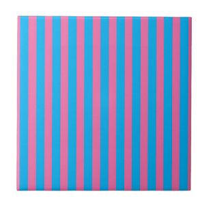 Sweetshop Candy Shop Stripe Cute Retro Tile