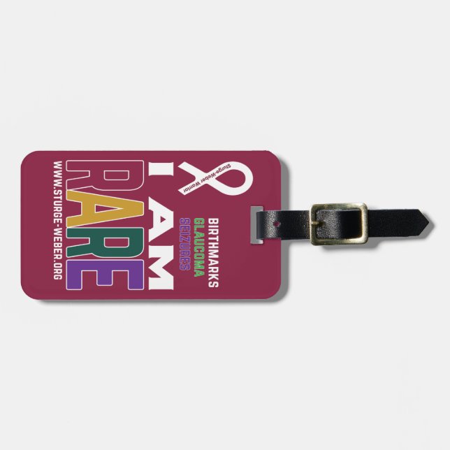 SWF I am Rare Luggage Tag (Front Horizontal)