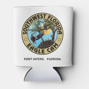 SWFL Eagle Cam Drink Coolie Can Cooler