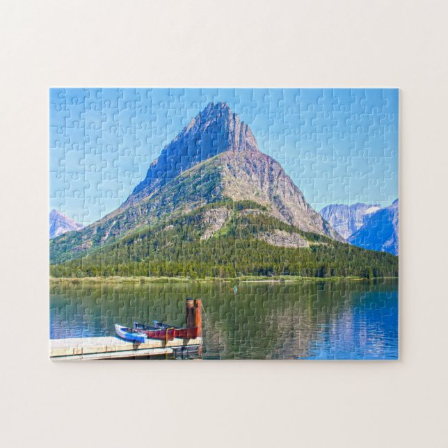 Swift Current Lake Montana. Jigsaw Puzzle (Horizontal)