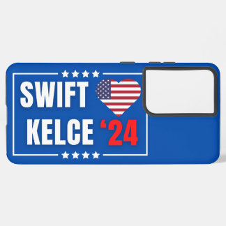 Swift Kelce 24 Heart Samsung Galaxy Case