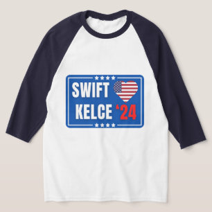 Swift Kelce 24 Heart T-Shirt