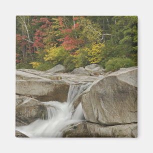 Swift River cascading through rocks, White Magnet