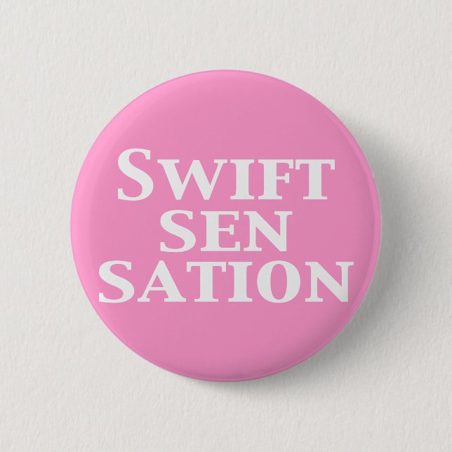 Swift Sensation Gifts 6 Cm Round Badge (Front)