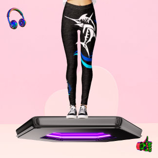 Swift Swordfish Black Leggings