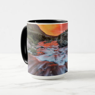 Swiftcurrent Falls Glacier National Park Montana Mug