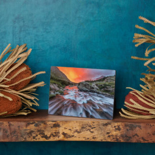 Swiftcurrent Falls   Glacier National Park Montana Plaque