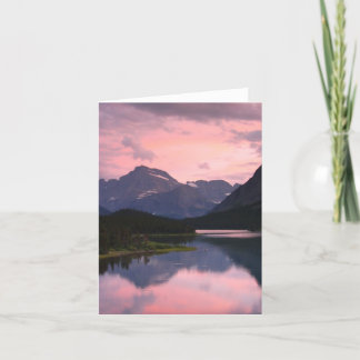 Swiftcurrent Lake, Glacier National Park, Montana Card