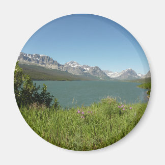 Swiftcurrent Lake View at Glacier National Park Magnet