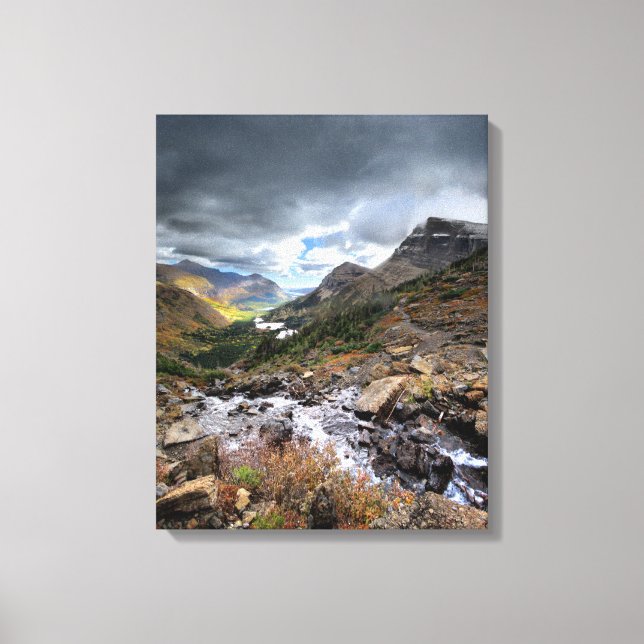 Swiftcurrent Pass Trail 3 - Glacier National Park Canvas Print (Front)