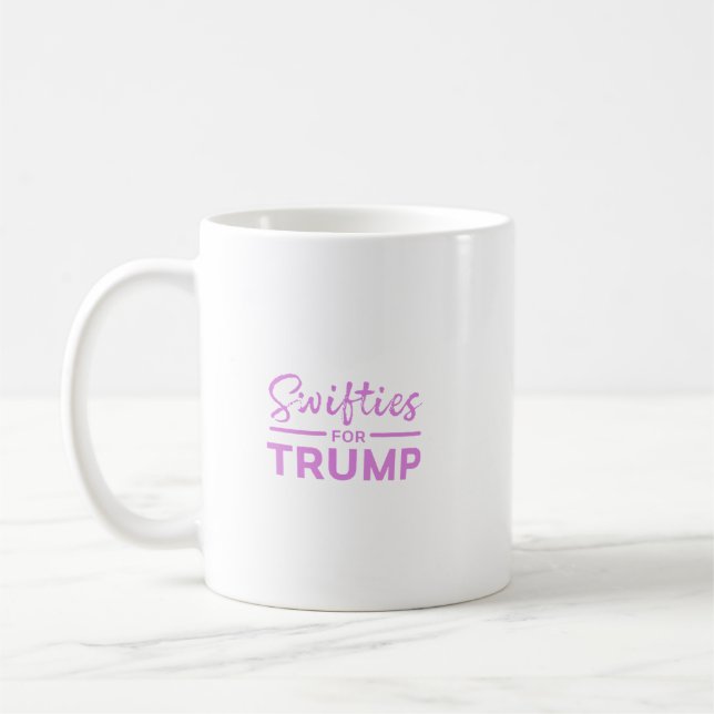 Swifties for Trump T-Shirt Coffee Mug (Left)