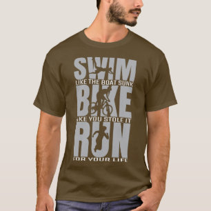 Swim Bike Run 2 2 T-Shirt