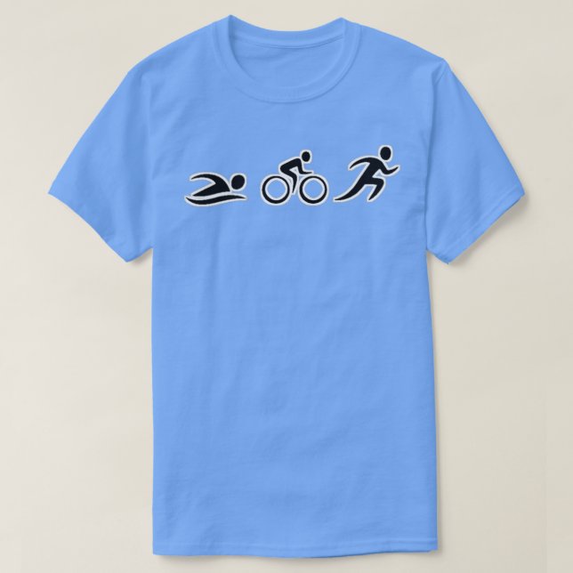Swim Bike Run 41 T-Shirt (Design Front)