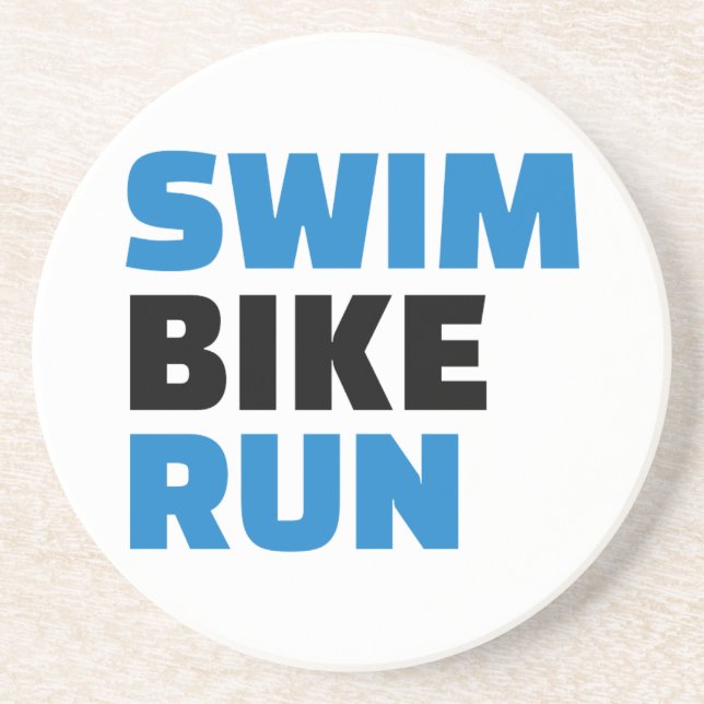 Swim bike run coaster (Front)