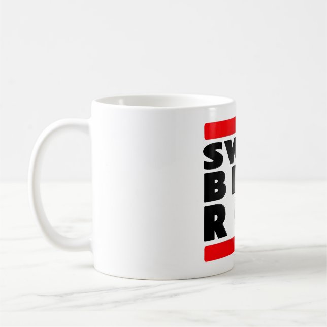 SWIM BIKE RUN COFFEE MUG (Left)