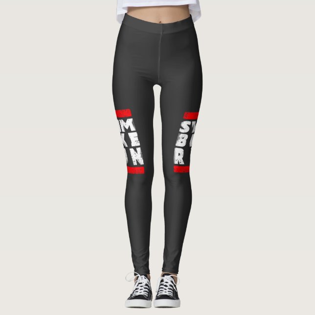 SWIM BIKE RUN   LEGGINGS (Front)