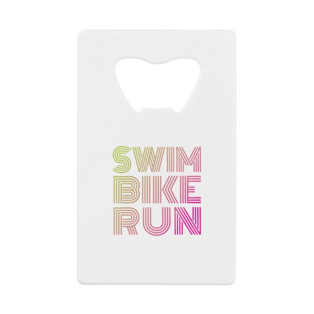 Swim Bike Run, Triathlon (Front)