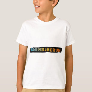 Swim Bike Run, Triathlon cool design T-Shirt