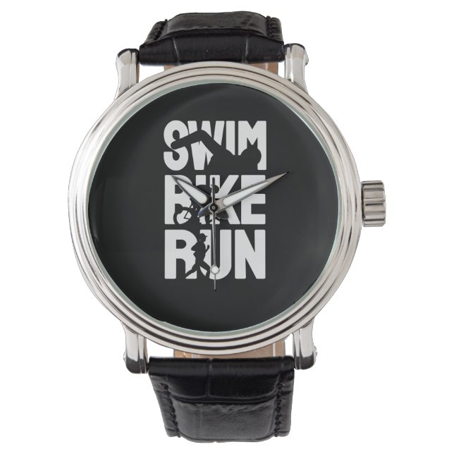 Swim Bike Run Watch (Front)