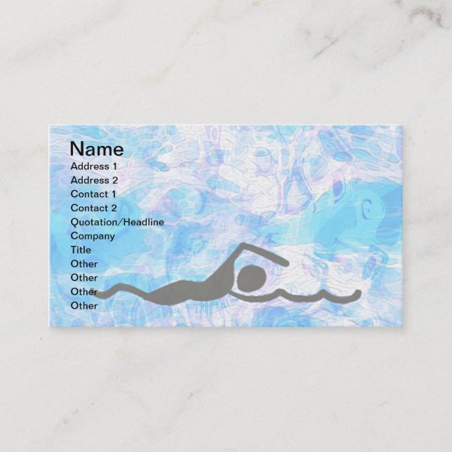 SWIM Business Cards (Front)
