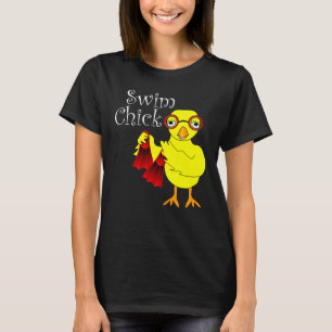 Swim Chick Text T-Shirt