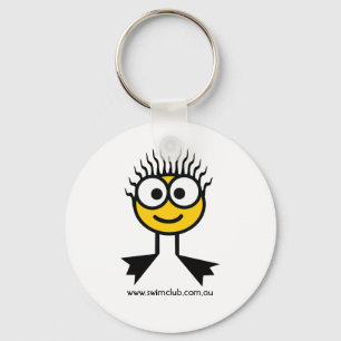 Swim Club Yellow Swim Character Key Ring