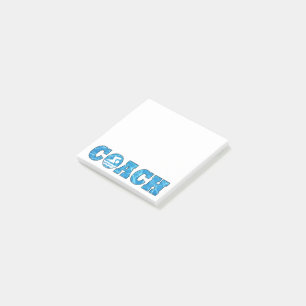 Swim Coach Cool Blue Pool Water Swimming & Diving Post-it Notes