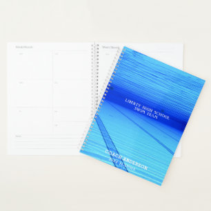 Swim Coach Swimming Team Sports Personalised Planner