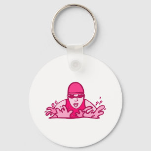 Swim Hard Key Ring