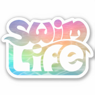 "Swim Life" Unicorn Bathwater colour