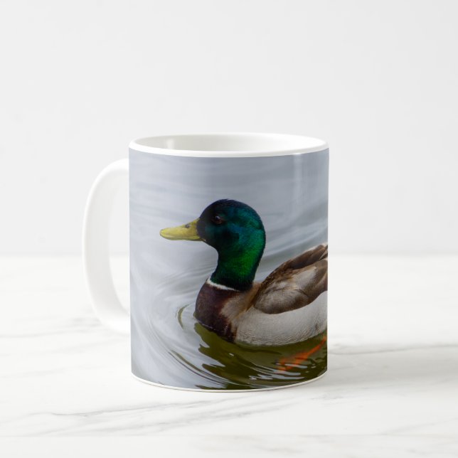Swim Mallard Swim Coffee Mug (Front Left)