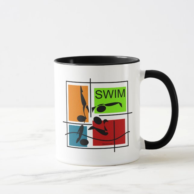 Swim Quartet Mug (Right)