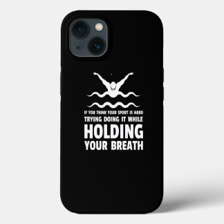 Swim Swimmer Funny Swimming Sport Practice Design iPhone 13 Case