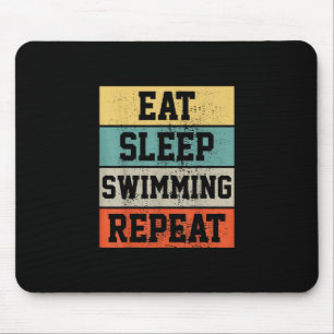 Swim Swimmer Swimming Gift Mouse Pad