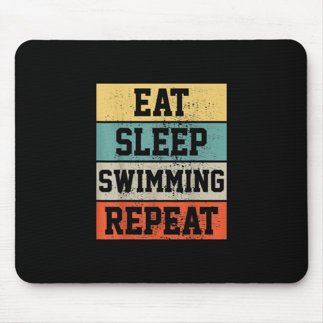 Swim Swimmer Swimming   Gift Mouse Pad (Front)