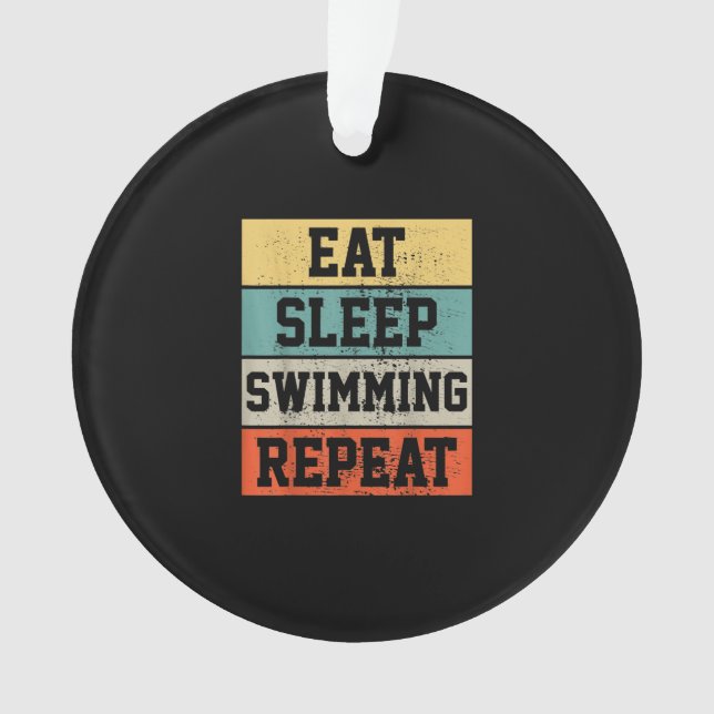 Swim Swimmer Swimming   Gift Ornament (Front)