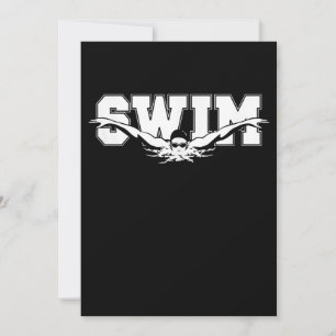 Swim Swimmers Competitive Swimming Athletic Gift Holiday Card
