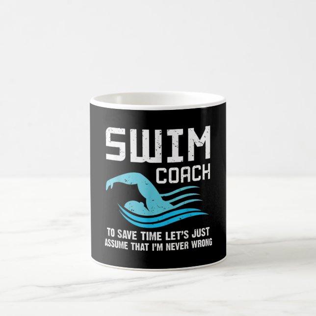 Swim Teacher Swimming Coach Coffee Mug (Center)
