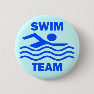 SWIM TEAM 6 CM ROUND BADGE