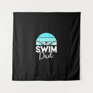 Swim Team  Dad Far School Swimming Meet Swimmer Tapestry