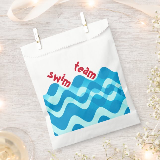 Swim Team Favour Bags (Clipped)