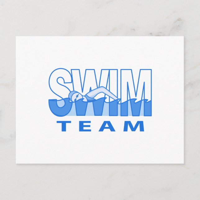 SWIM TEAM POSTCARD (Front)