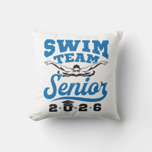 Swim Team Senior 2026 Cushion