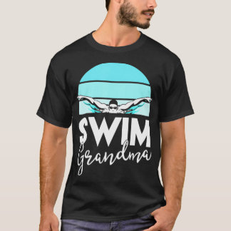 Swim Team Shirt Grandma Mama Swimming Meet Swimmer