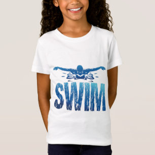 Swim - Vintage Swimmer T-Shirt