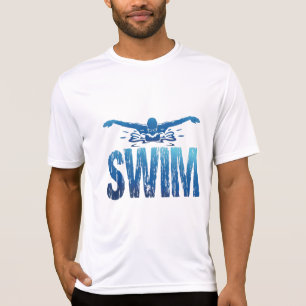 Swim - Vintage Swimmer T-Shirt