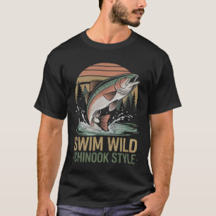 Swim Wild – Chinook Style T-Shirt