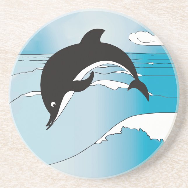 Swim With Dolphins Coaster (Front)