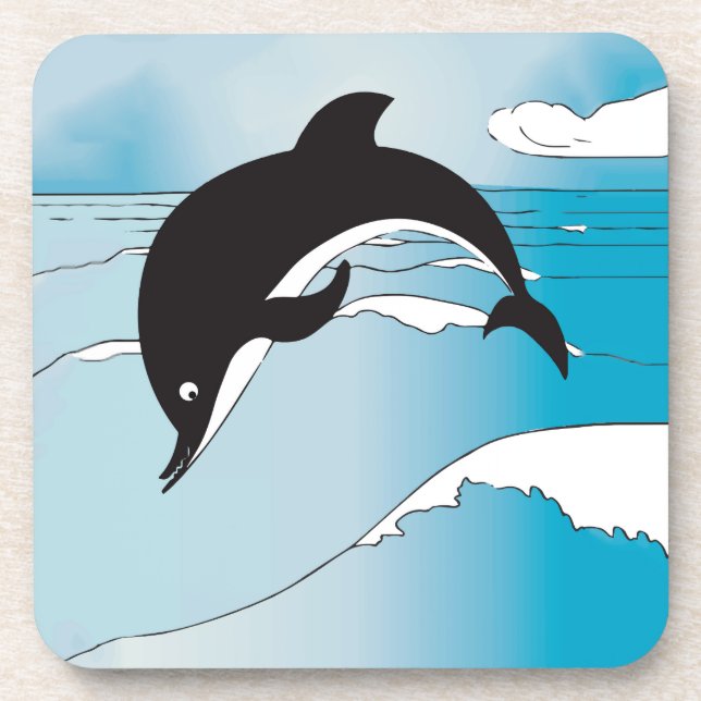Swim With Dolphins Coaster (Front)